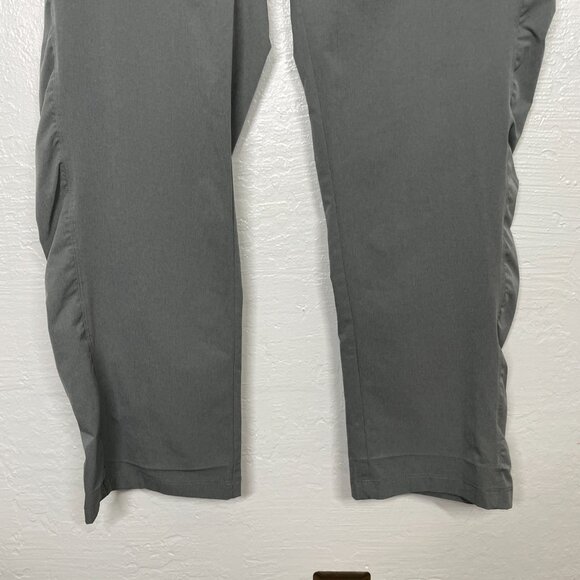 Kuhl Women L Gray FreeFlex Move Pants Zip Pocket Drawstring Waist Lightweight - Picture 2 of 12